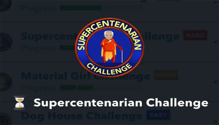 Supercentenarian Challenge 4