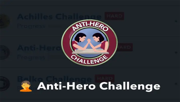 anti hero challenge 1