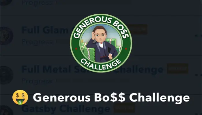 generous boss challenge 2