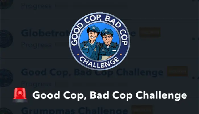 good cop, bad cop challenge 1