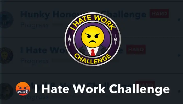 i hate work challenge 1