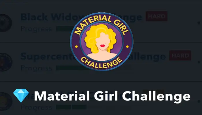 material Girl challenge 3