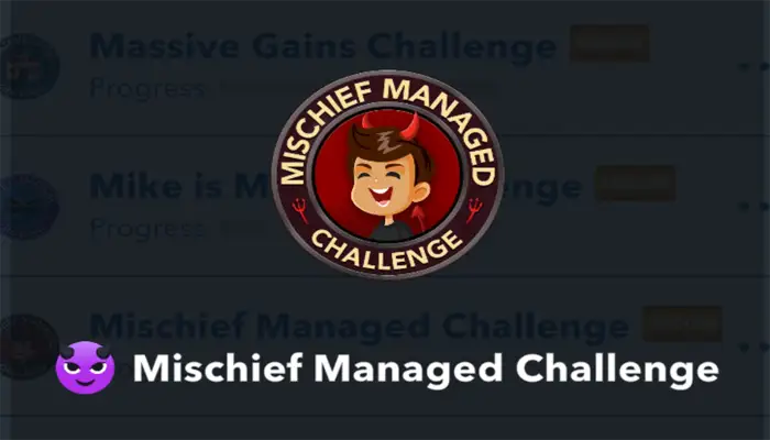 mischief managed challenge 1