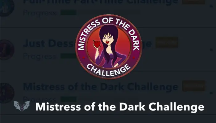 mistress of the dark challenge 16