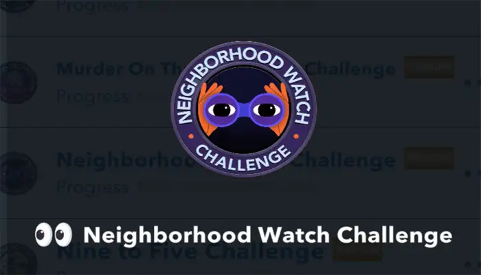 neighborhood watch challenge 1