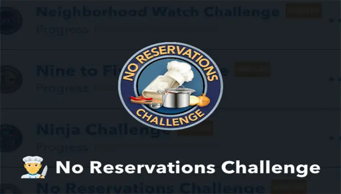 no reservation challenge 1