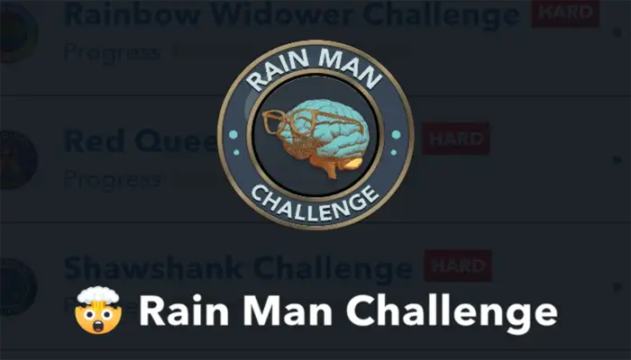 rain man challenge 1