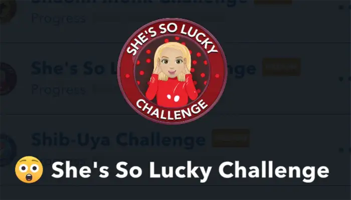 she's so lucky challenge 1