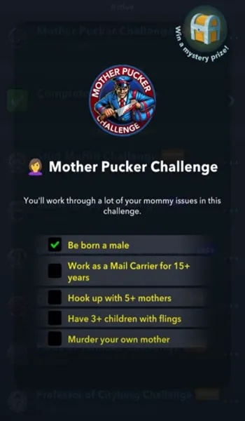 bitlife mother pucker challenge