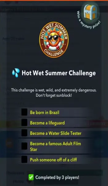 hot wet summer challenge